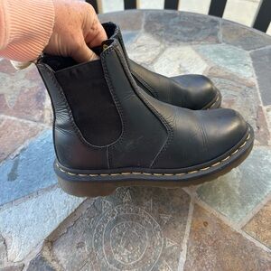 Dr. Martens Black Kids Boots